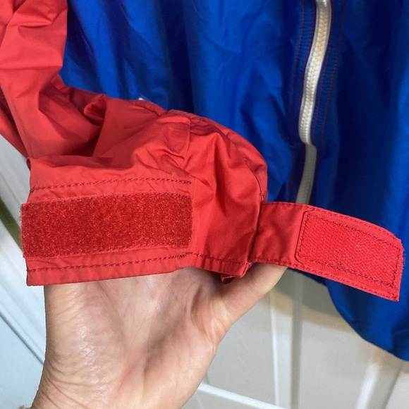 Levi's Strauss Mens Size XL Jacket Hooded Red White Blue Full-Zip Nylon Fall - Picture 8 of 9